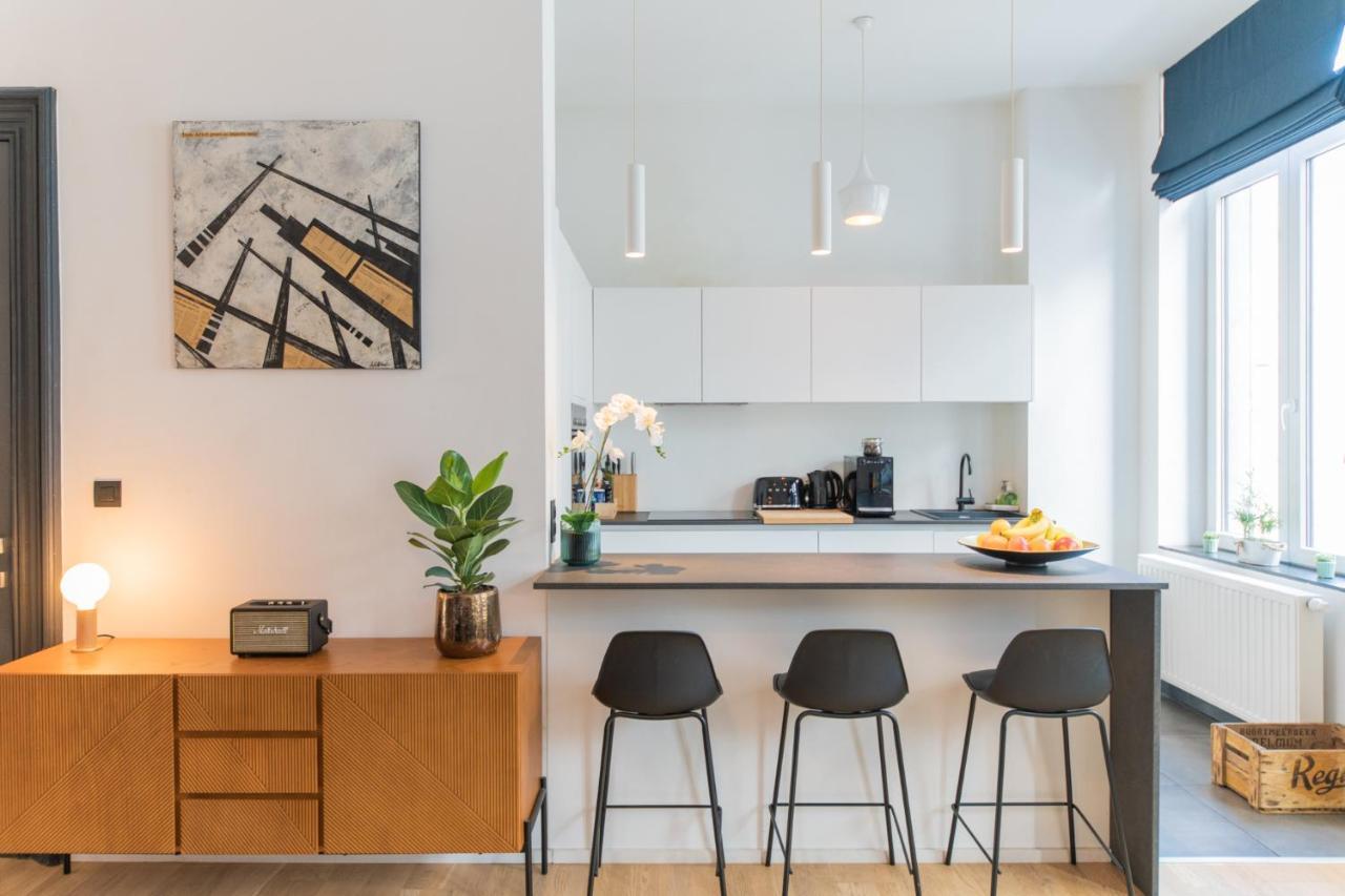 Appartement Guillemins Station Terrace Liege Bagian luar foto
